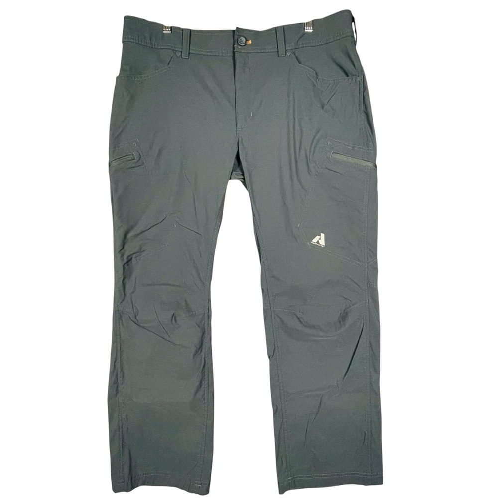 Eddie Bauer Pants Mens Gray 38x3* First Ascent Nylon Performance Gorpcore Hiking